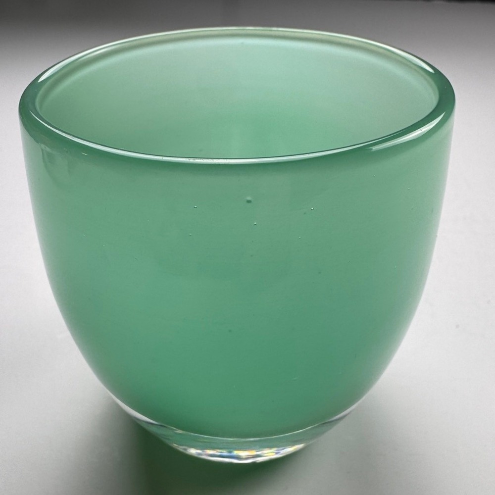 Glassybaby Candleholder"STRENGTH" Handblown Bottom Sticker